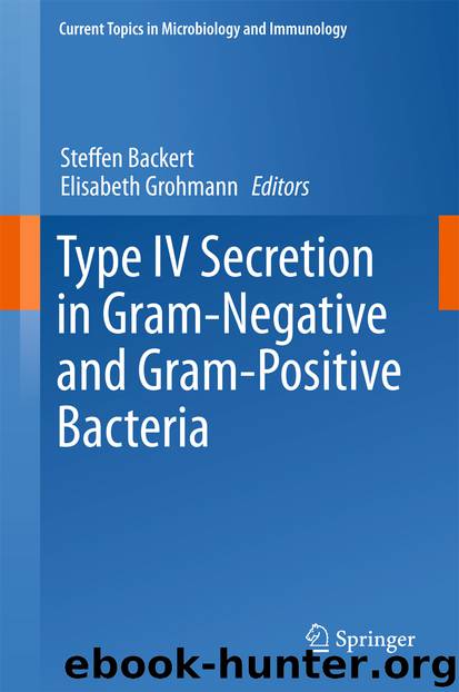Type IV Secretion in Gram-Negative and Gram-Positive Bacteria by Steffen Backert & Elisabeth Grohmann