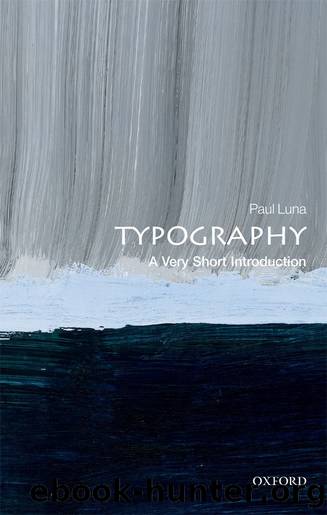 Typography: A Very Short Introduction by Paul Luna