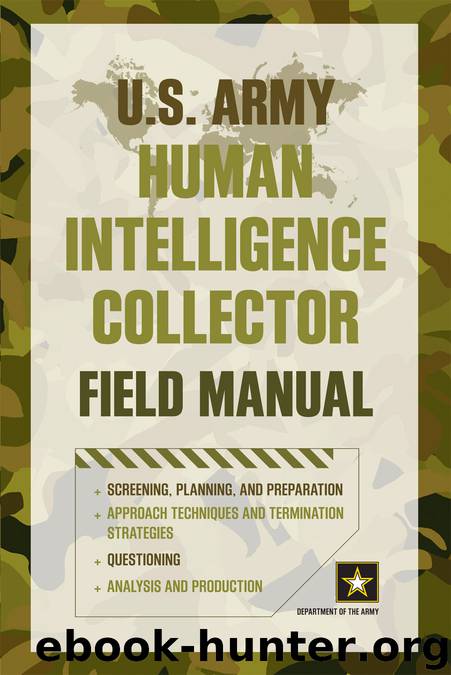 U.S. Army Human Intelligence Collector Field Manual by Unknown
