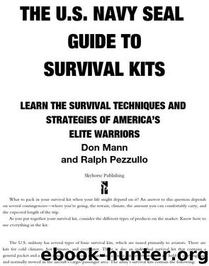 U.S. Navy SEAL Guide to Survival Kits by Don Mann