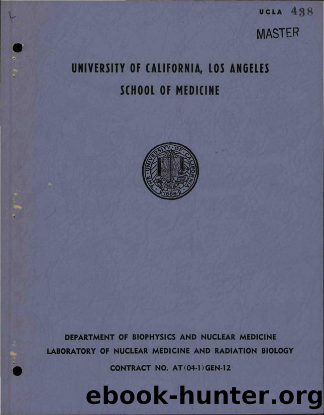 UCLA438 Nevada test site fallout contamination in plants SUMMARY REPORT by Unknown
