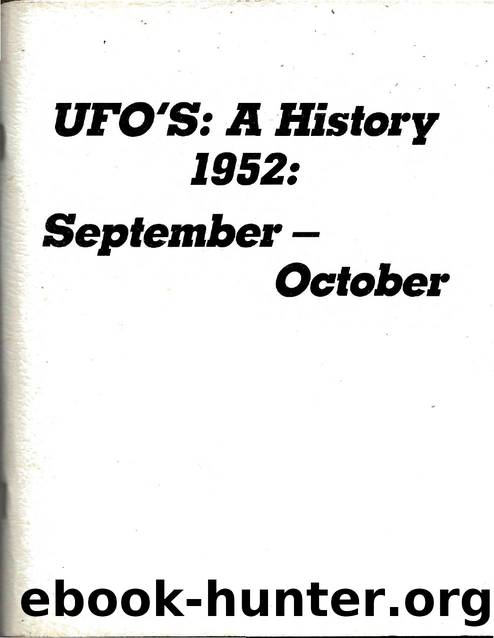 UFOs: A History by Loren Gross