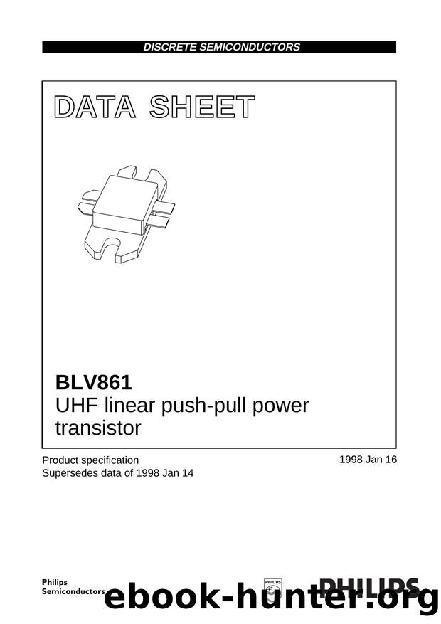 UHF linear push-pull power transistor by Philips Semiconductors
