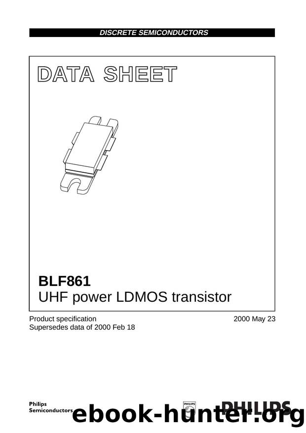 UHF power LDMOS transistor by Philips Semiconductors