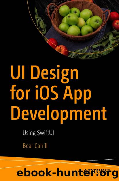 UI Design for iOS App Development by Bear Cahill