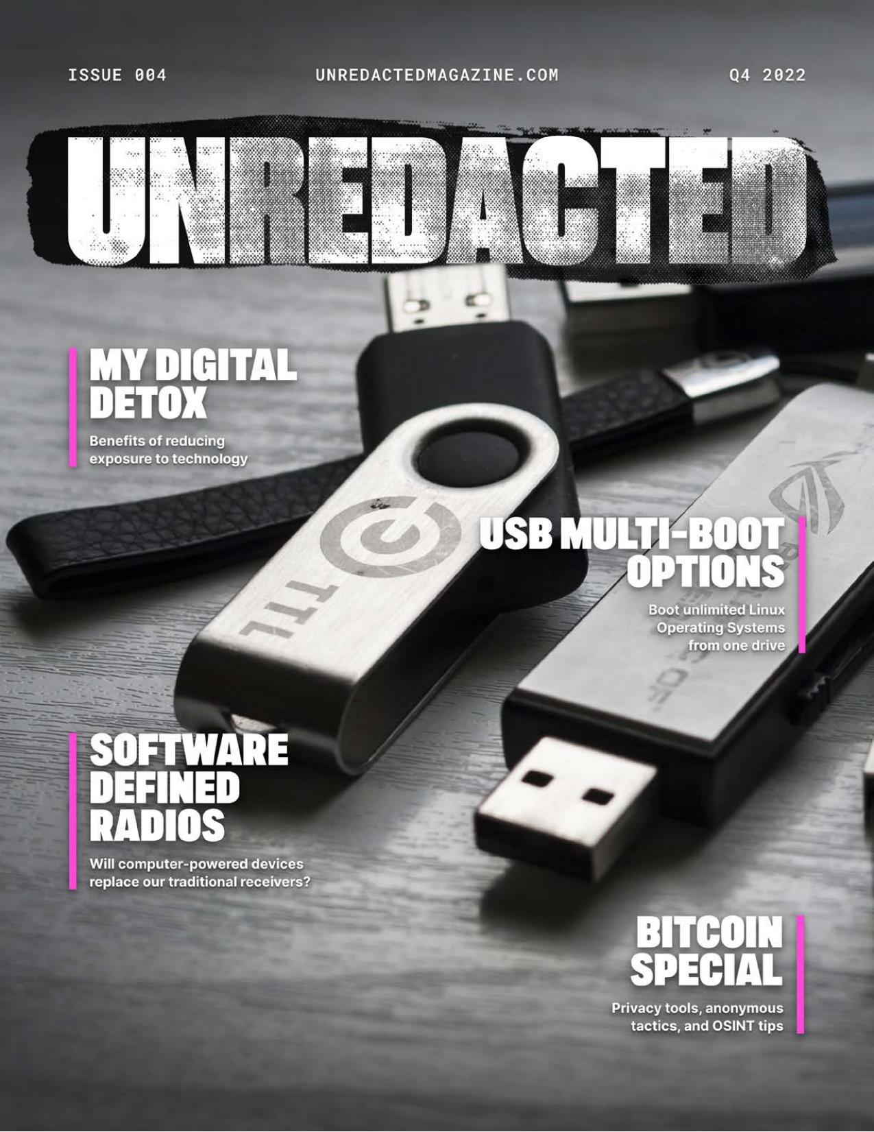 UNREDACTED Magazine Issue #004 - October 2022 by UNREDACTED Magazine