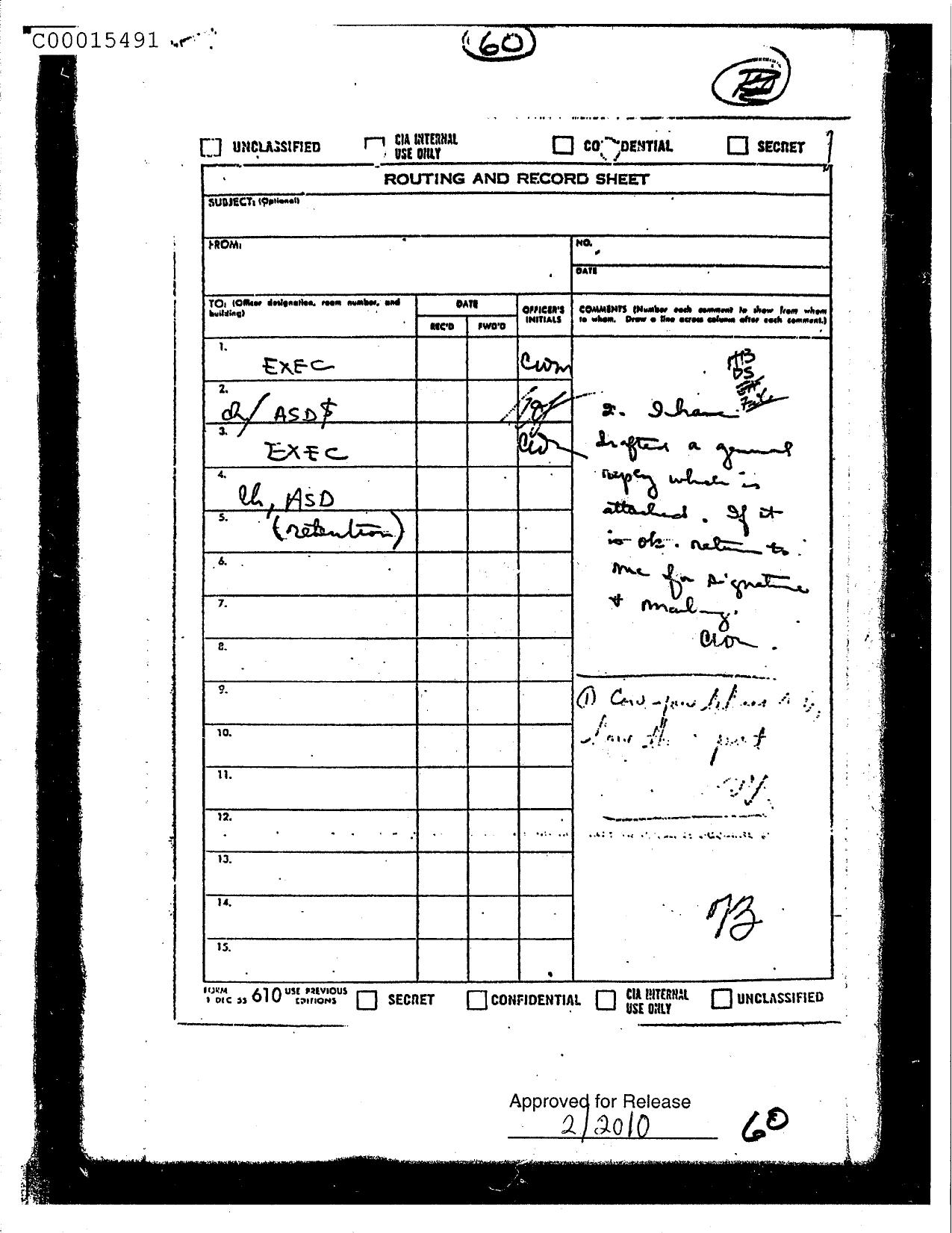 UNTITLED (WITH MEMO ATTACHED DATED 561210, SUBJECT: REPORT OF UNIDENTIFIED FLYING OBJECT) by Unknown