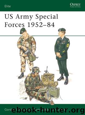 US Army Special Forces 1952-84 by Gordon Rottman