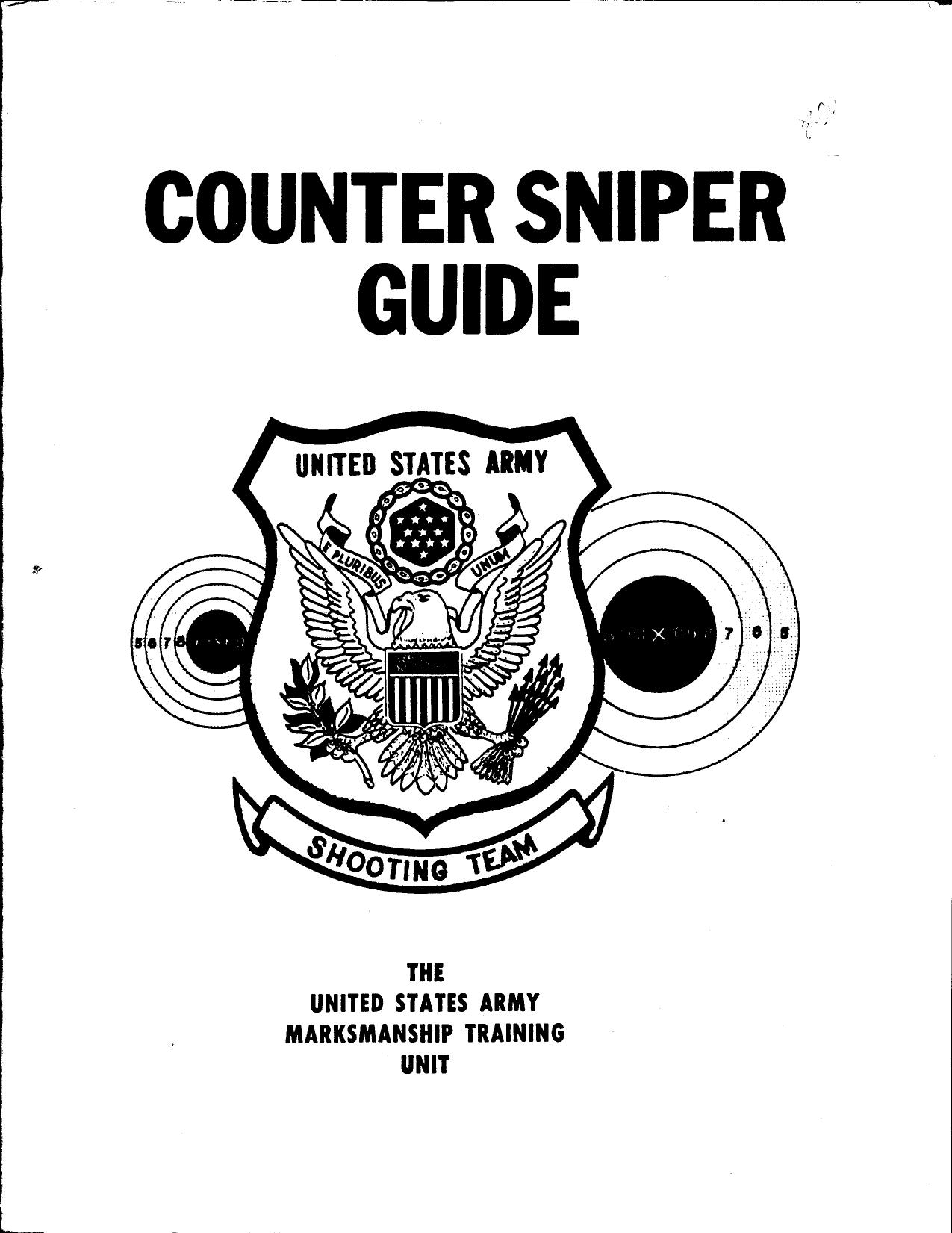 US Army by Counter Sniper Guide