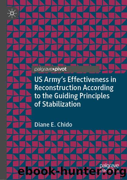 US Armyâs Effectiveness in Reconstruction According to the Guiding Principles of Stabilization by Diane E. Chido