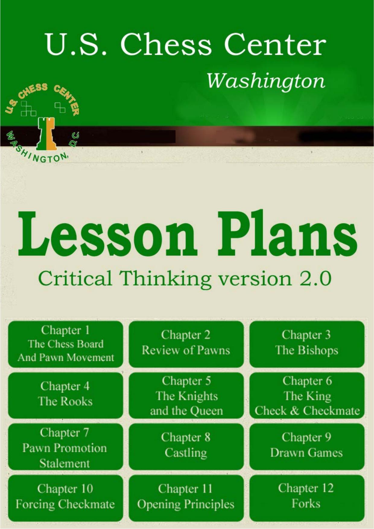 US Chess Center - Lesson Plans Critical Thinking Version 20 by coll