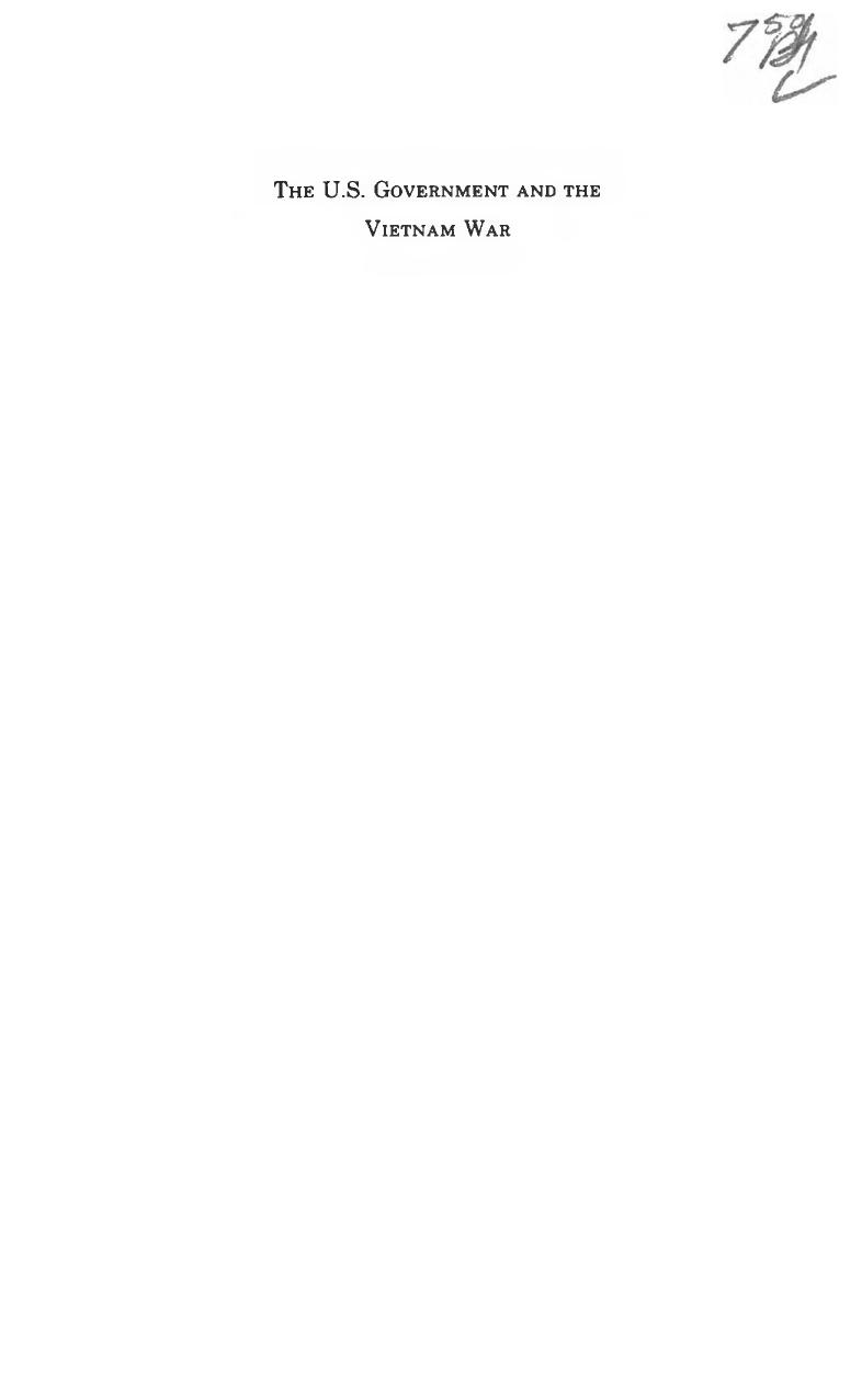 US Government and Vietnam War Pt 2 by Unknown