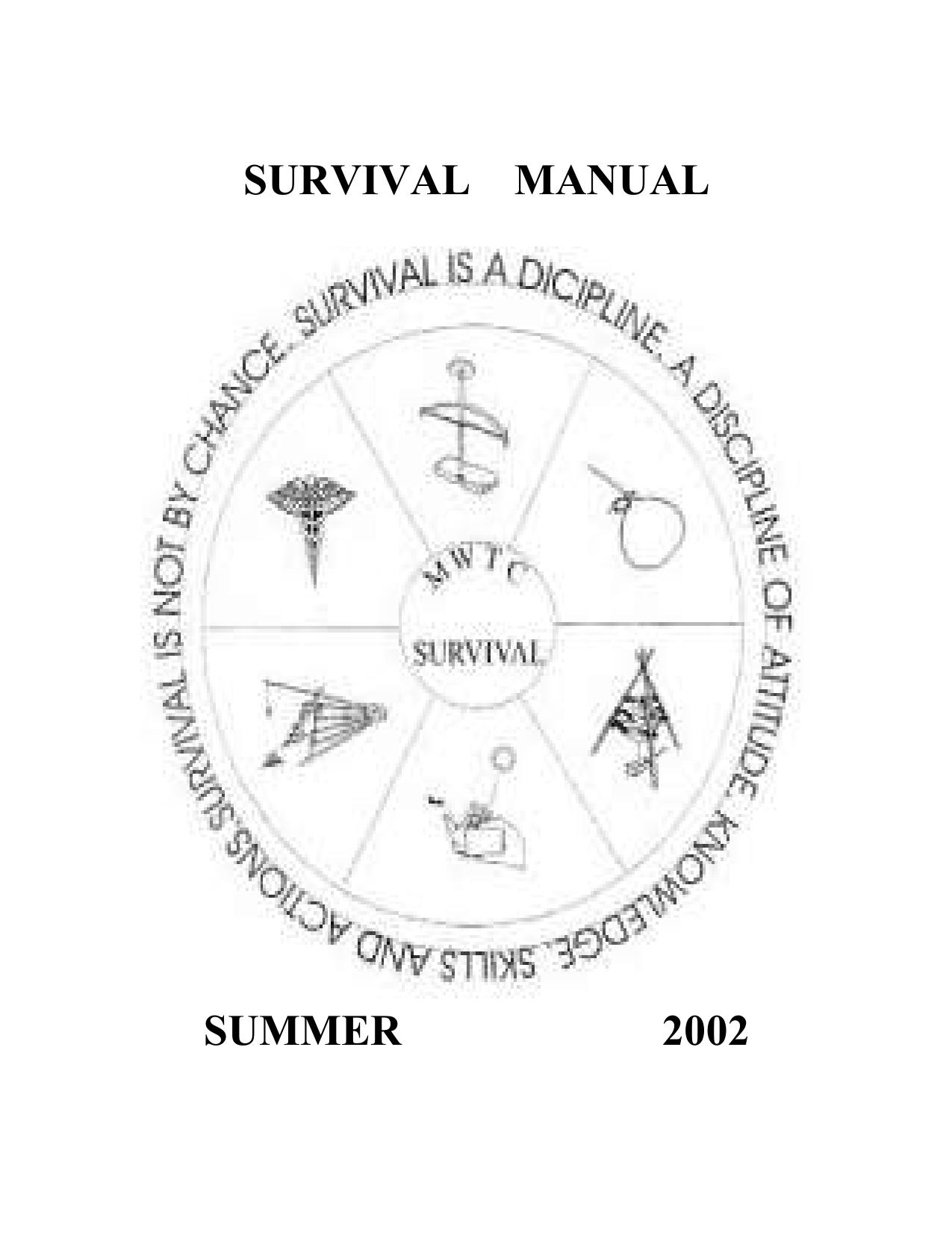 US Marine Corps by MWTC Summer Survival Course Handbook