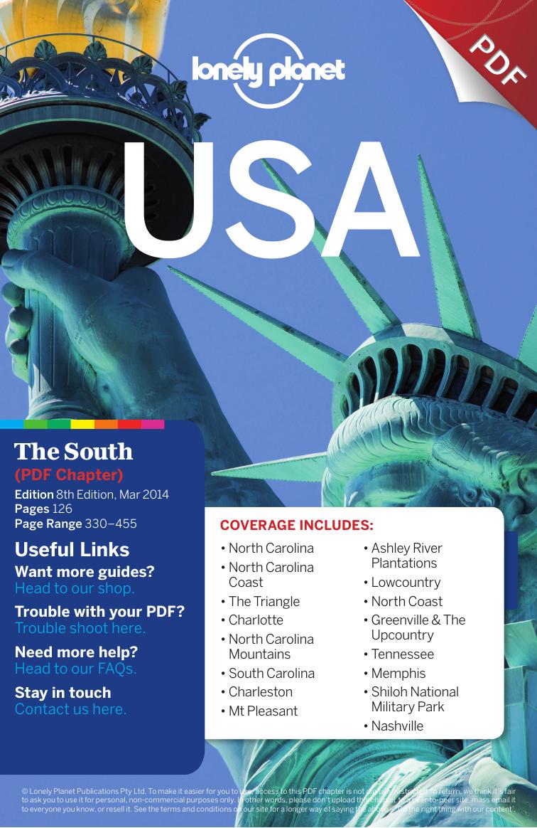 USA 8 - The South by Lonely Planet