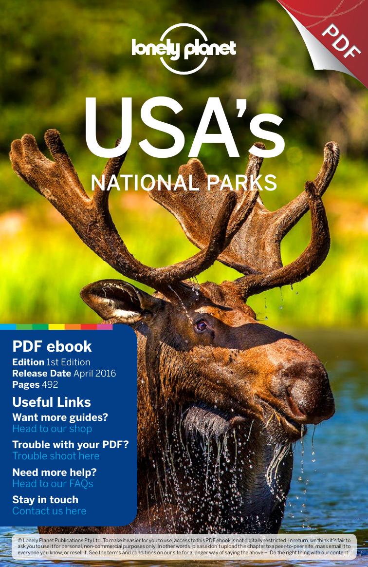 USA's National Parks 1 - Full PDF eBook by Lonely Planet