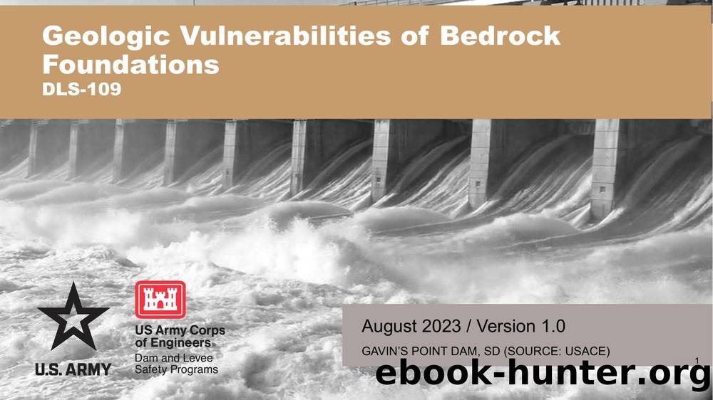 USACE Dam Risk Assessment Program Overview and How Engineering Geology Contributes to the Level of Confidence and Results by Todd Loar