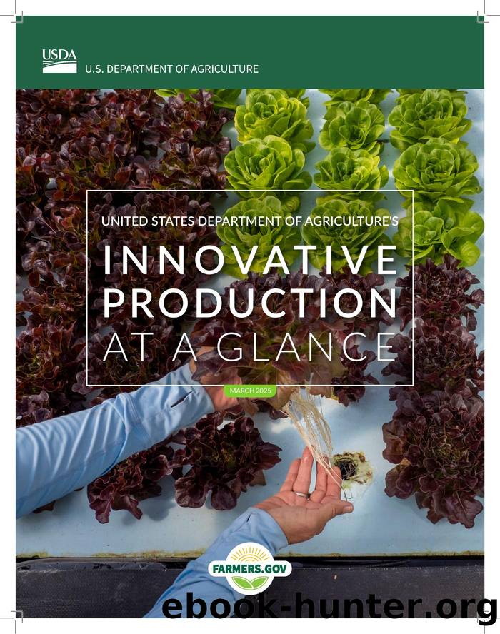 USDA Innovative Production at a Glance by Unknown