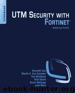 UTM Security with Fortinet by Kenneth Tam & Martín H. Hoz Salvador & Ken McAlpine & Rick Basile & Bruce Matsugu & Josh More