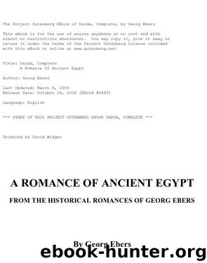 Uarda : a Romance of Ancient Egypt — Complete by Georg Ebers