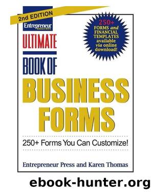 Ultimate Book of Business Forms by Entrepreneur Press