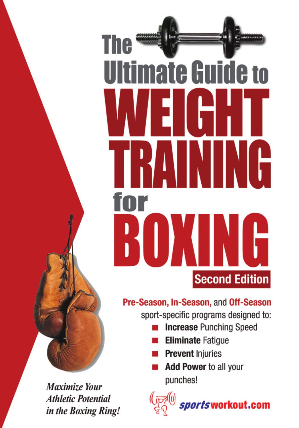 Ultimate Guide to Weight Training for Boxing by Rob Price