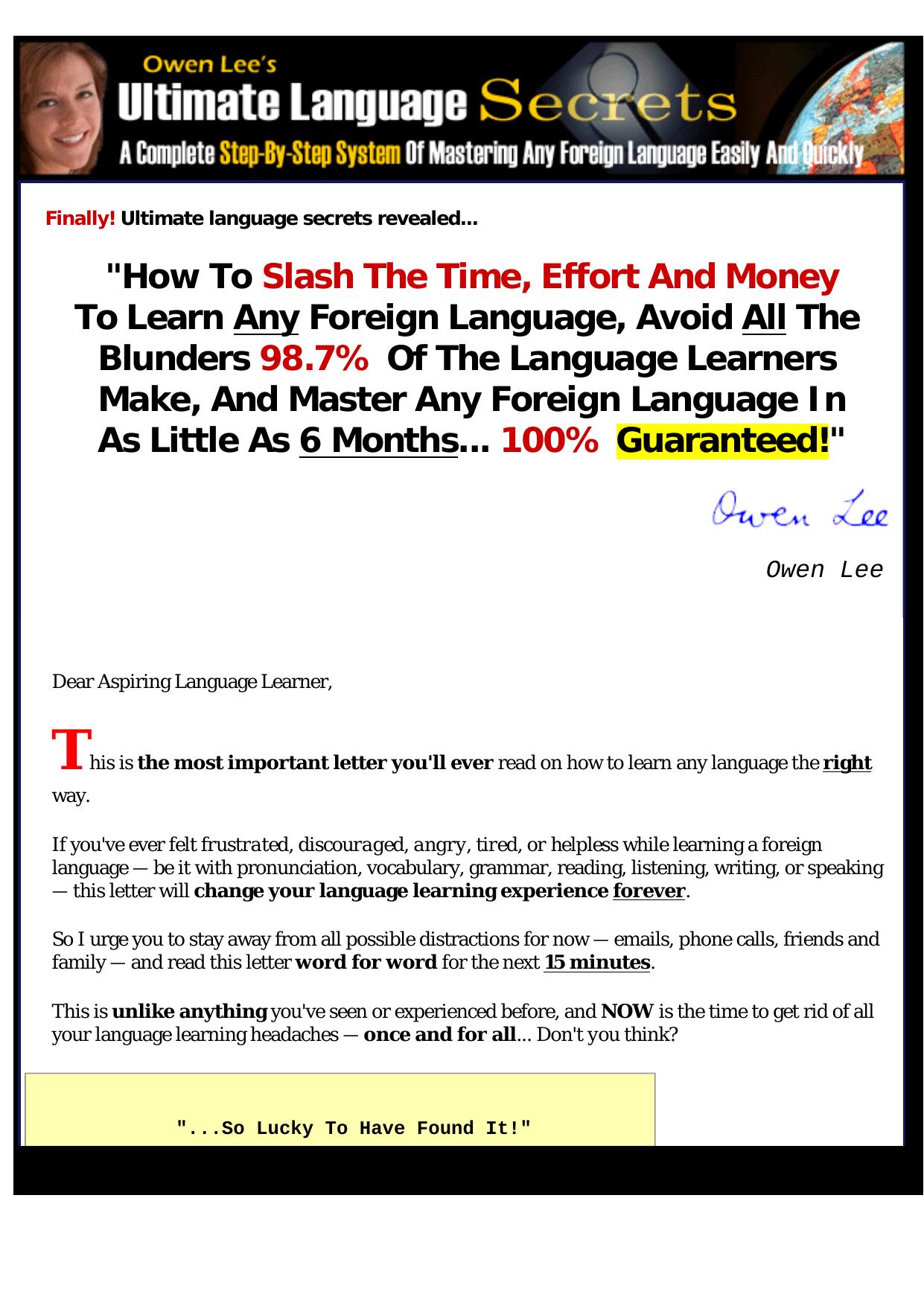 Ultimate Language Secrets. by Best of Kuszter's Collection