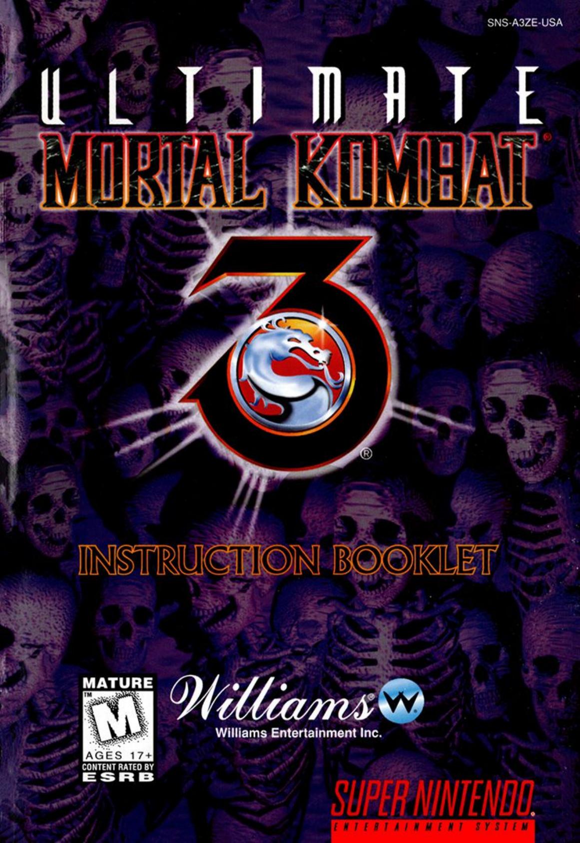 Ultimate Mortal Kombat 3 (USA) by Jonathan Grimm
