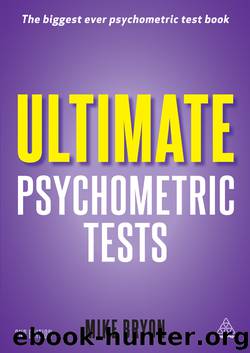 Ultimate Psychometric Tests by Mike Bryon