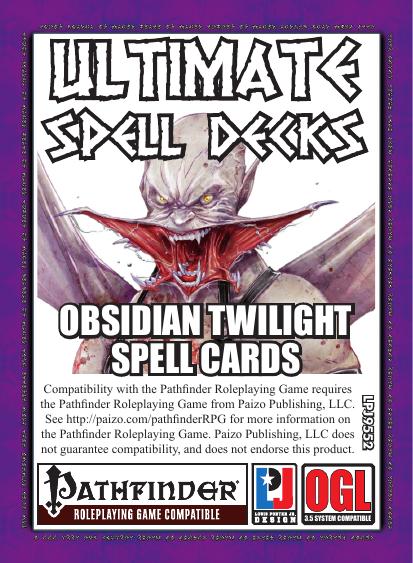 Ultimate Spell Decks: Obsidian Twilight by LPJ Design