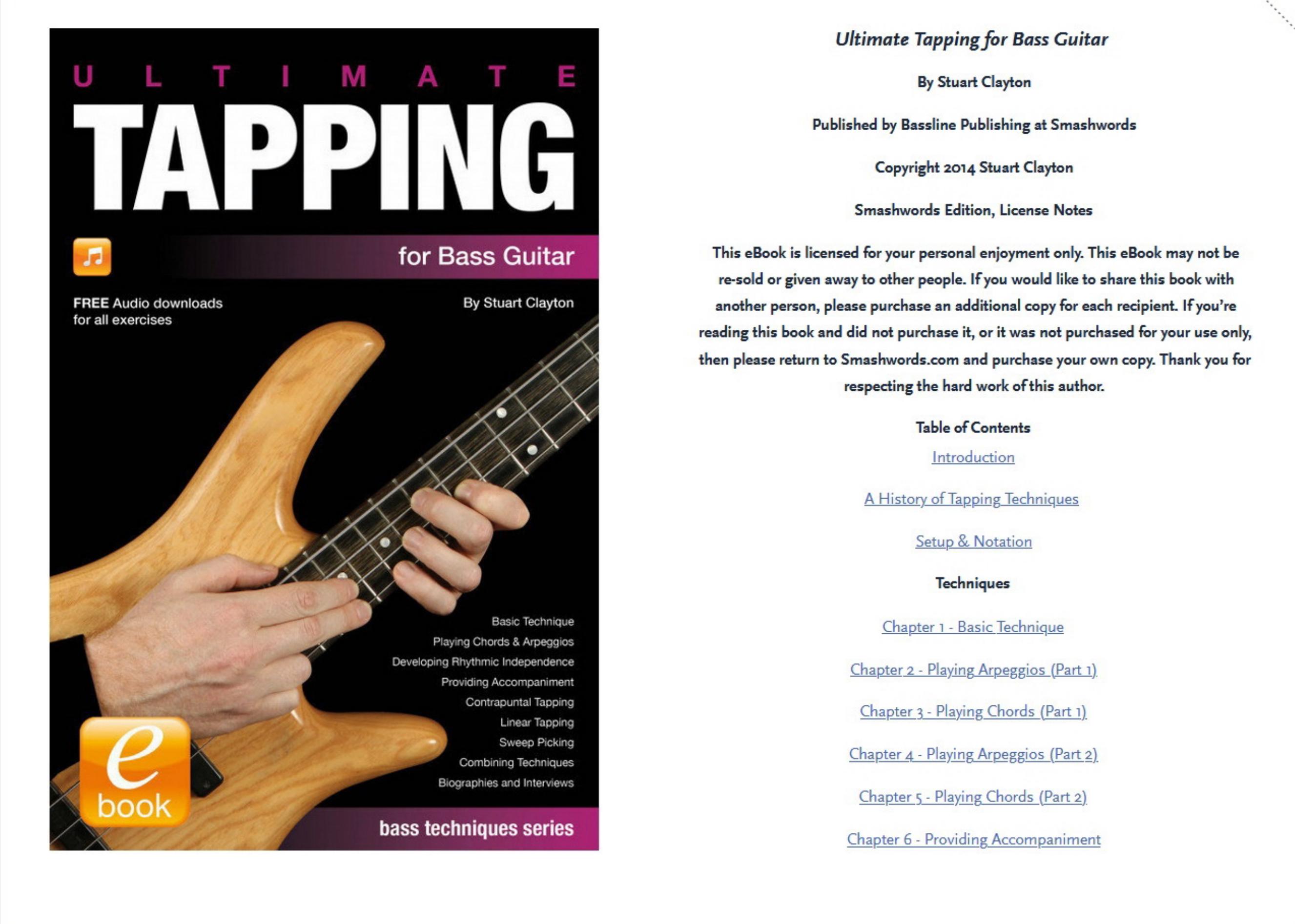 Ultimate Tapping for Bass Guitar. by Clayton Stuart