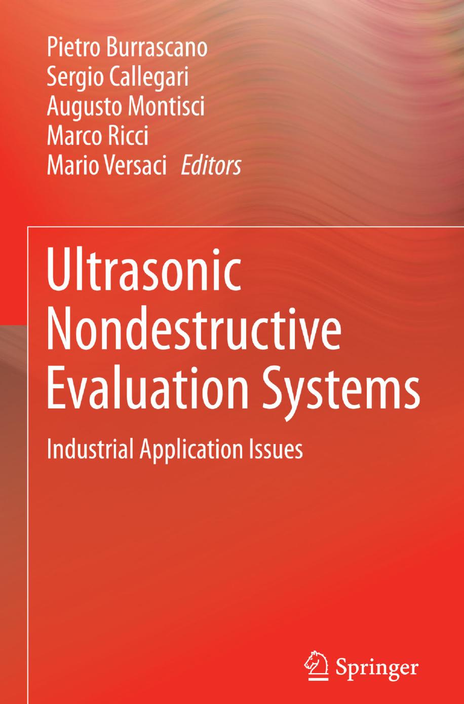 Ultrasonic Nondestructive Evaluation Systems: Industrial Application Issues by Pietro Burrascano Sergio Callegari Augusto Montisci Marco Ricci Mario Versaci (eds.)