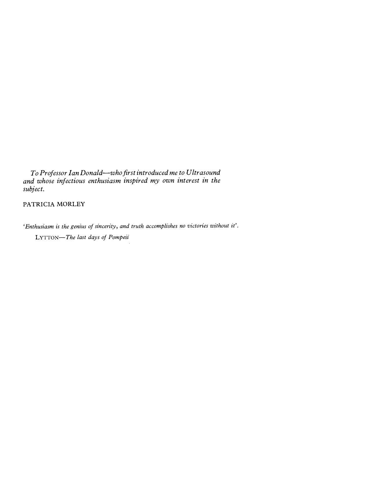 Ultrasonic Sectional Anatomy by Patricia Morley Gabriel Donald and Roger C. Sanders (Eds.)