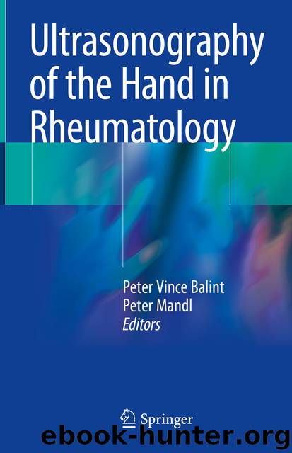 Ultrasonography of the Hand in Rheumatology by Peter Vince Balint & Peter Mandl