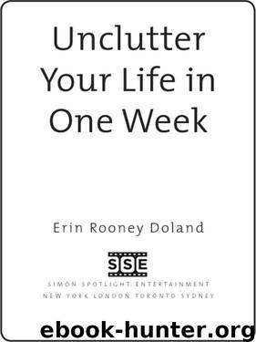 Unclutter Your Life in One Week by Doland Erin R & Allen David