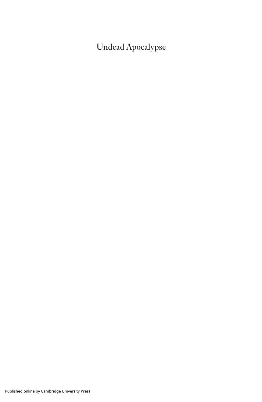 Undead Apocalyse: Vampires and Zombies in the 21st Century by Stacey Abbott