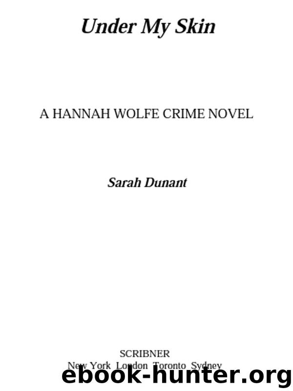 Under My Skin by Sarah Dunant