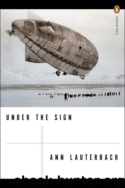 Under the Sign by Ann Lauterbach