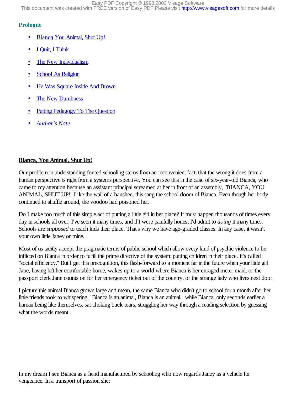 Underground History of American Education - 00 by visagesoft FREE EasyPDF