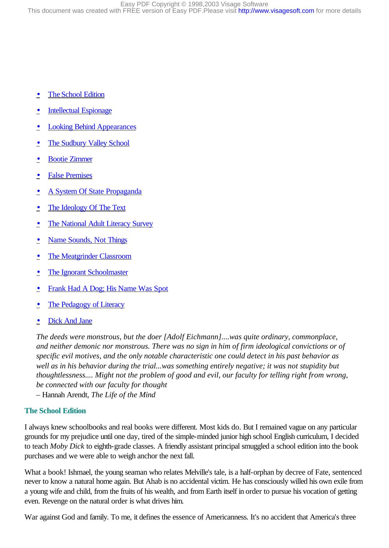Underground History of American Education - 03 by visagesoft FREE EasyPDF