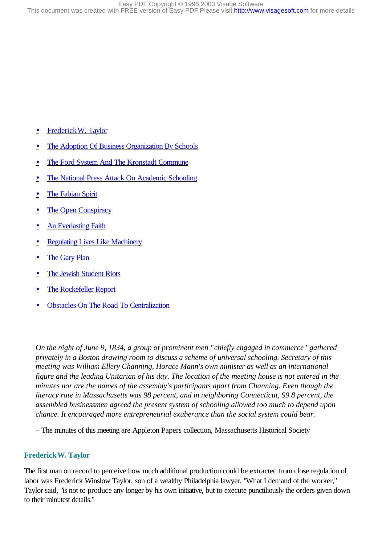 Underground History of American Education - 09 by visagesoft FREE EasyPDF