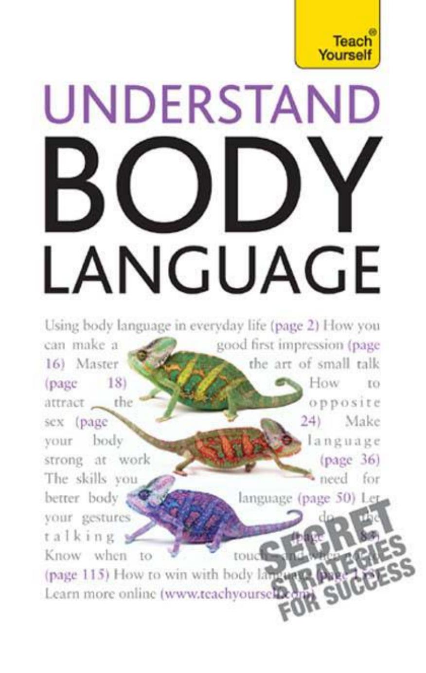 Understand Body Language (Teach Yourself) by Gordon Wainwright
