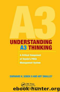 Understanding A3 Thinking: A Critical Component of Toyota's PDCA Management System by Durward K. Sobek II. Smalley & Art