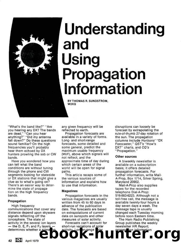 Understanding And Using Propagation Information by Unknown