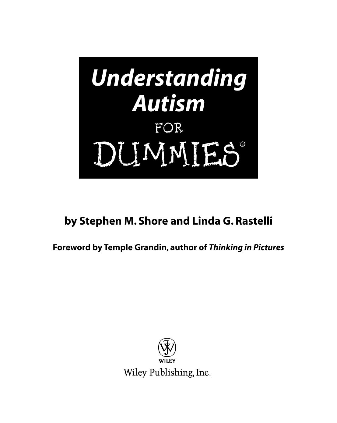 Understanding Autism For Dummies by Unknow