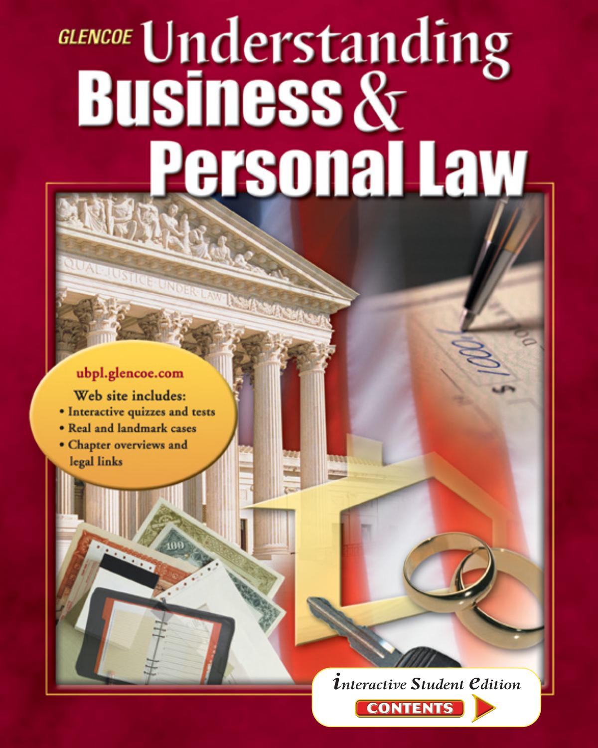 Understanding Business and Personal Law, Student Edition by Glencoe McGraw-Hill