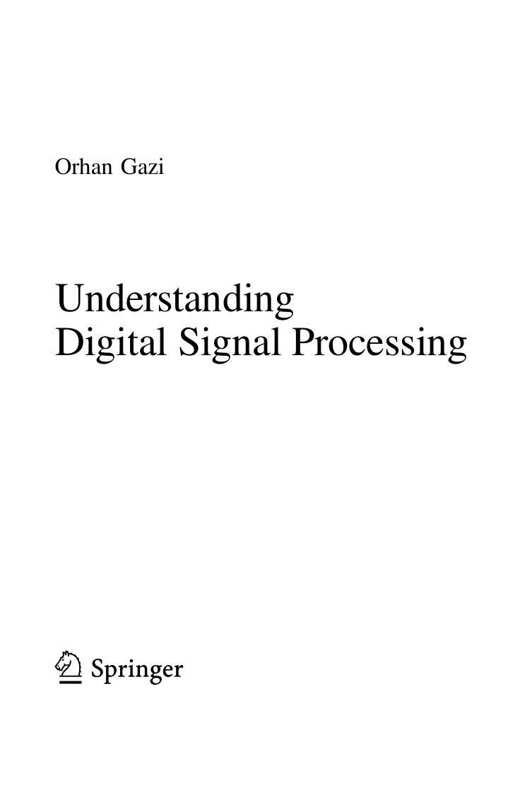 Understanding Digital Signal Processing by Orhan Gazi