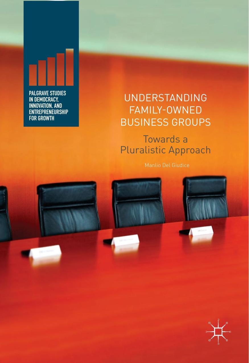 Understanding Family-Owned Business Groups: Towards a Pluralistic Approach by Unknow