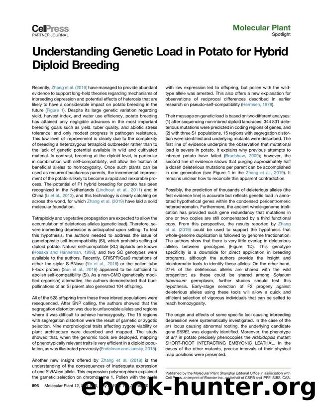Understanding Genetic Load in Potato for Hybrid Diploid Breeding by Christian W.B. Bachem & Herman J. van Eck & Michiel E. de Vries