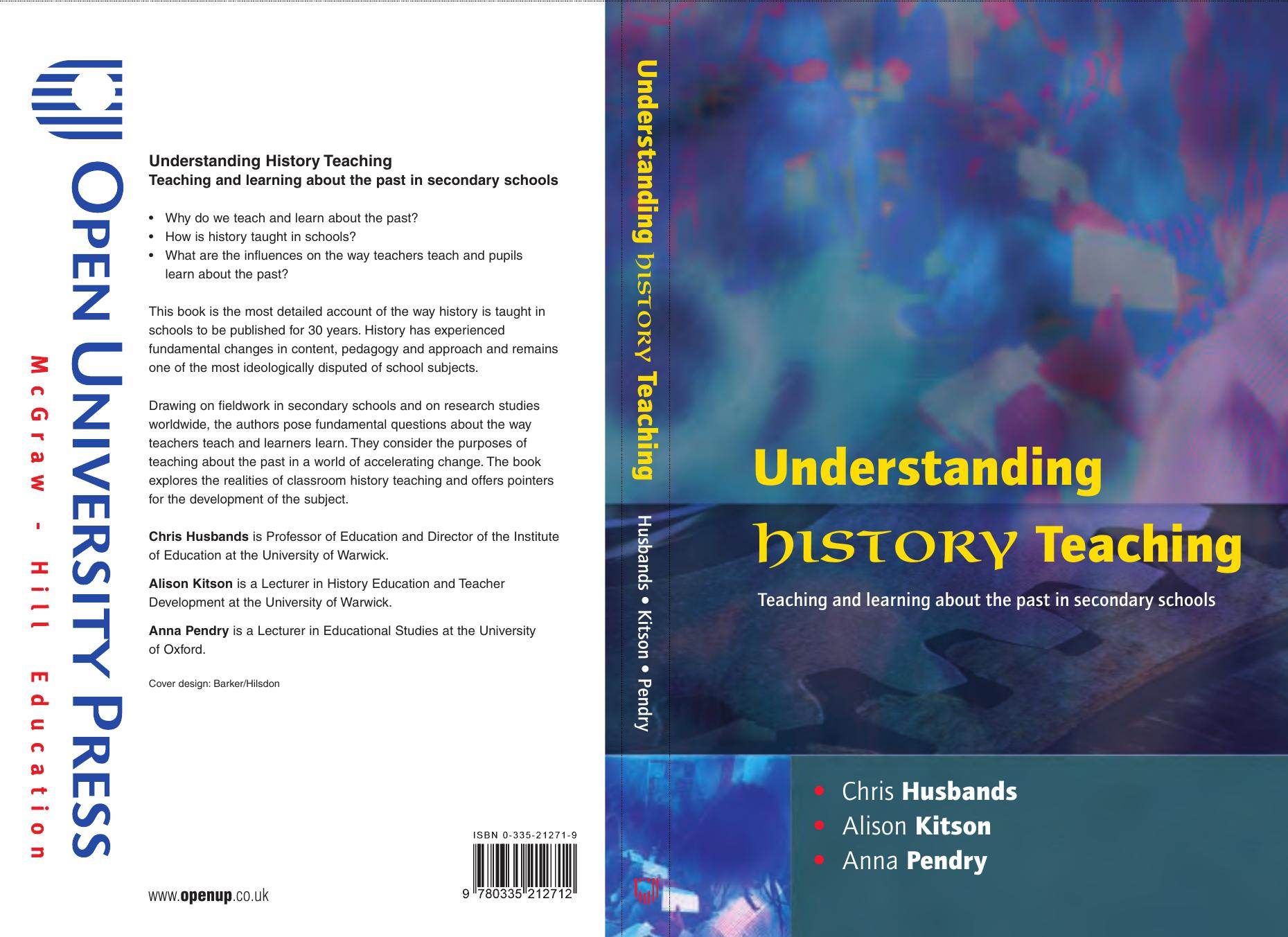 Understanding History Teaching by Chris Husbands Alison Kitson Anna Pendry