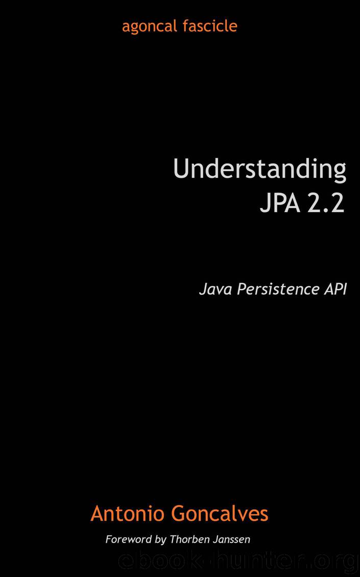 Understanding JPA 2.2: Java Persistence API (agoncal fascicle) by Goncalves Antonio